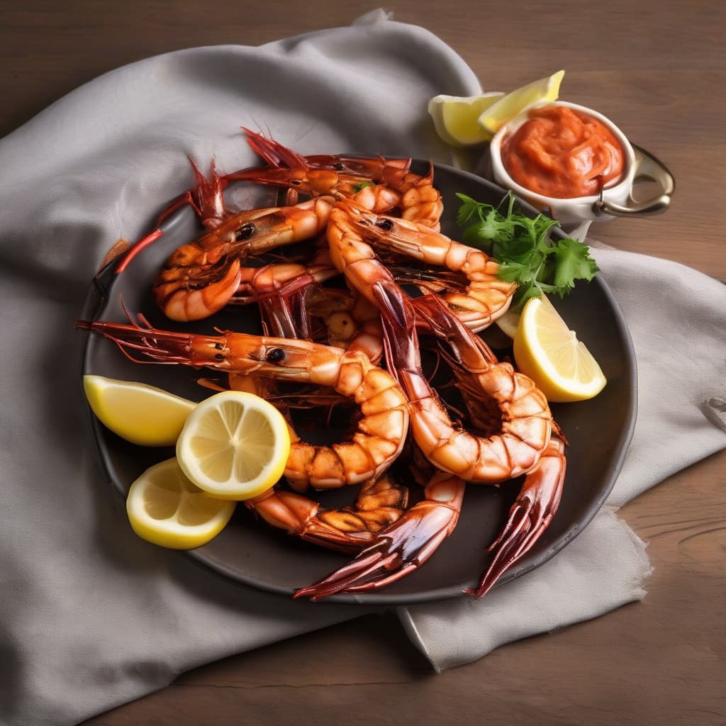 Crevettes tandoori / Tandoori Prawn
